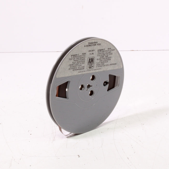 Carpenters – A Song for You – Reel to Reel Tape 7" 1/4" 7½ IPS – A&M Records – Soft Rock / Pop / 1970s Vocal Classics-Reel-to-Reel Tape-SpenCertified-vintage-refurbished-electronics