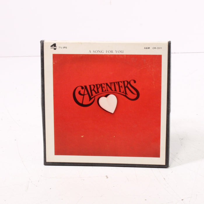 Carpenters – A Song for You – Reel to Reel Tape 7" 1/4" 7½ IPS – A&M Records – Soft Rock / Pop / 1970s Vocal Classics-Reel-to-Reel Tape-SpenCertified-vintage-refurbished-electronics