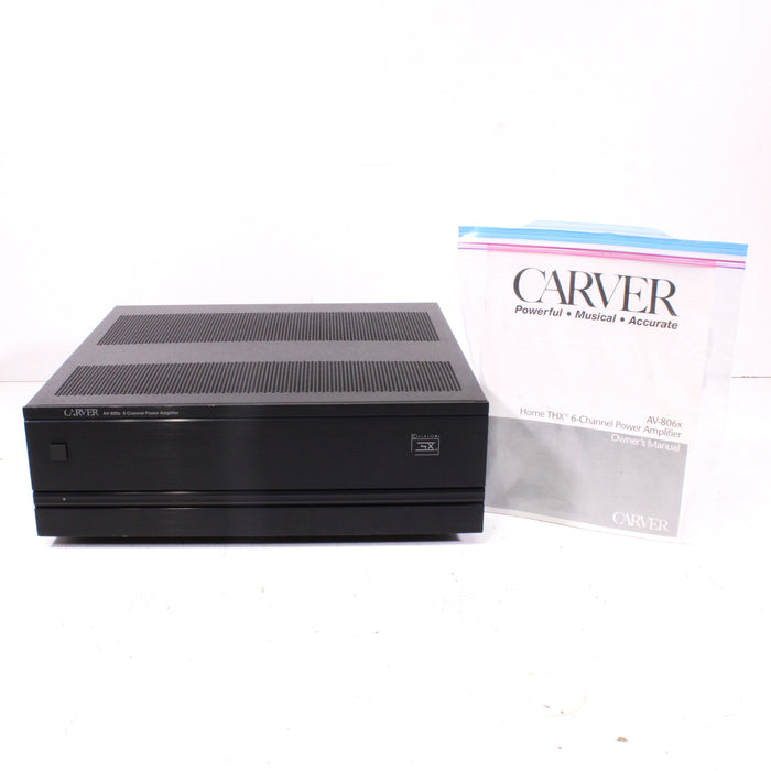 Carver AV-806X 6-Channel Power Amplifier 133W (1995)-Power Amplifiers-SpenCertified-vintage-refurbished-electronics