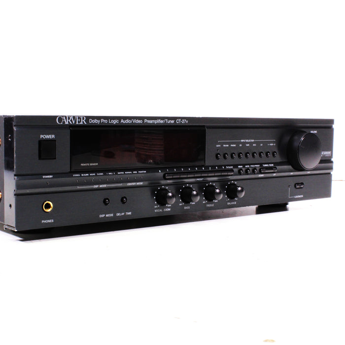 Carver CT-27V High-Quality Audio Video Preamplifier/Tuner (1993-95) (NO REMOTE) (AS IS)-Preamps-SpenCertified-vintage-refurbished-electronics