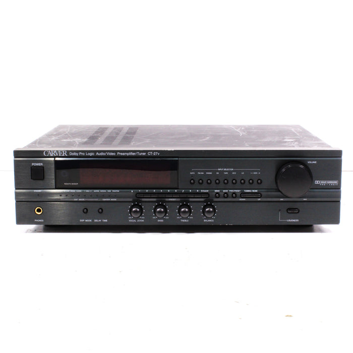 Carver CT-27V High-Quality Audio Video Preamplifier/Tuner (1993-95) (NO REMOTE) (AS IS)-Preamps-SpenCertified-vintage-refurbished-electronics