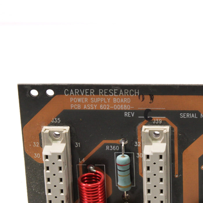 Carver PCB ASSY 602-00680 Power Supply Board for Amplifier (UNTESTED)-Circuit Boards & Components-SpenCertified-vintage-refurbished-electronics