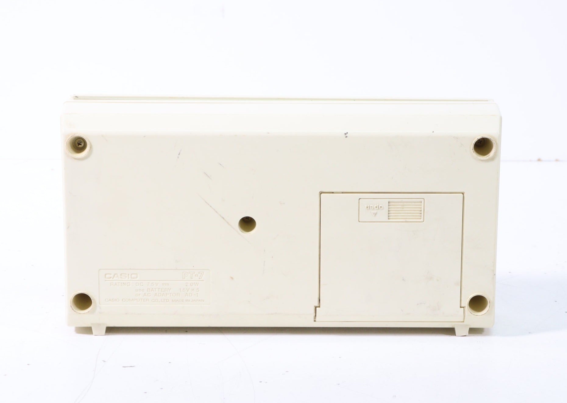 Casio PT7 Vintage Electronic Musical Instrument with Detachable Keybo