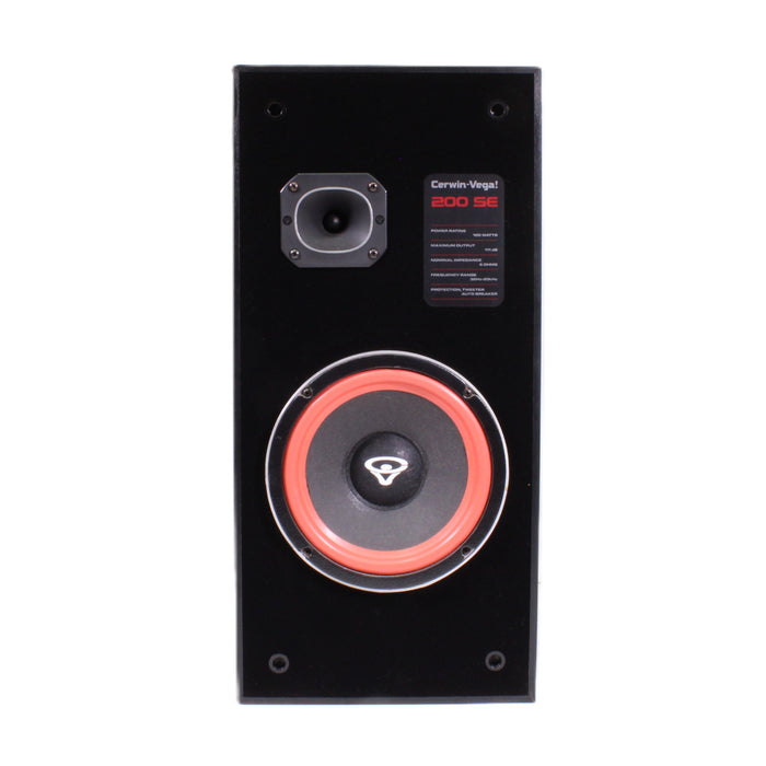 Cerwin-Vega 200SE Special Edition 2-Way 8" Bookshelf Speaker Pair-Speakers-SpenCertified-vintage-refurbished-electronics