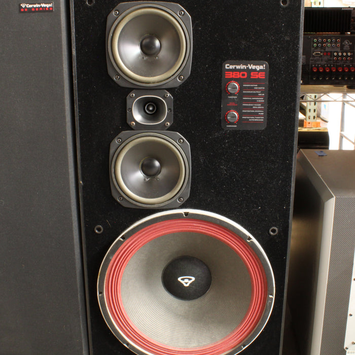 Cerwin-Vega 380SE Floor Standing Speaker Pair-Speakers-SpenCertified-vintage-refurbished-electronics