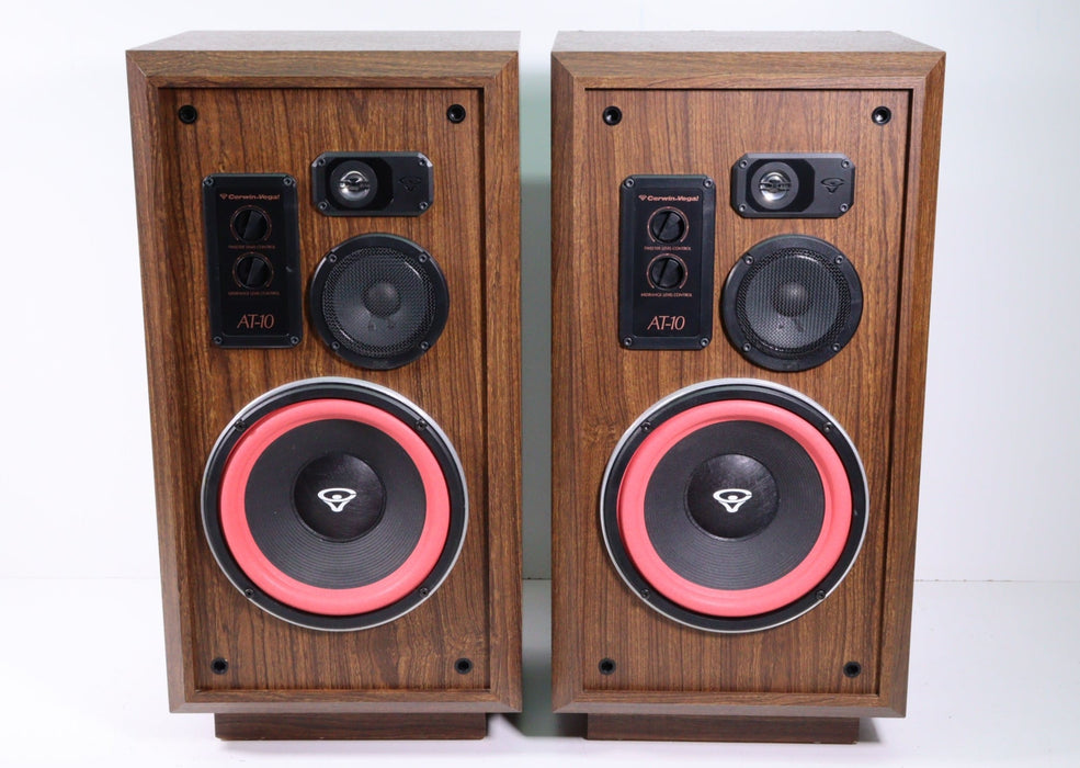 Cerwin-Vega! AT-10 10" 3-Way Floor Speaker Pair-Speakers-SpenCertified-vintage-refurbished-electronics