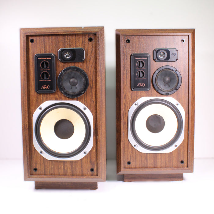 Cerwin-Vega! AT-10 10" 3-Way Floor Speaker Pair-Speakers-SpenCertified-vintage-refurbished-electronics