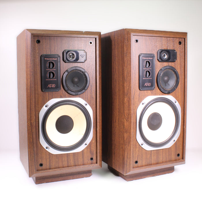 Cerwin-Vega! AT-10 10" 3-Way Floor Speaker Pair-Speakers-SpenCertified-vintage-refurbished-electronics