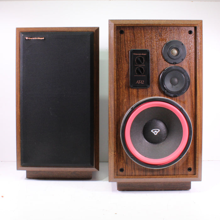 Cerwin-Vega AT-12 Floorstanding Speakers 3-Way High-Efficiency-Speakers-SpenCertified-vintage-refurbished-electronics