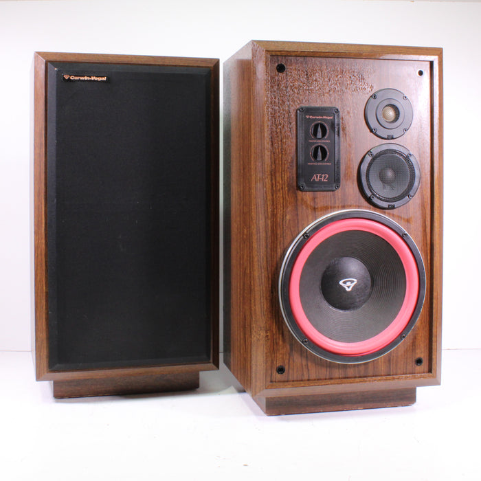 Cerwin-Vega AT-12 Floorstanding Speakers 3-Way High-Efficiency-Speakers-SpenCertified-vintage-refurbished-electronics
