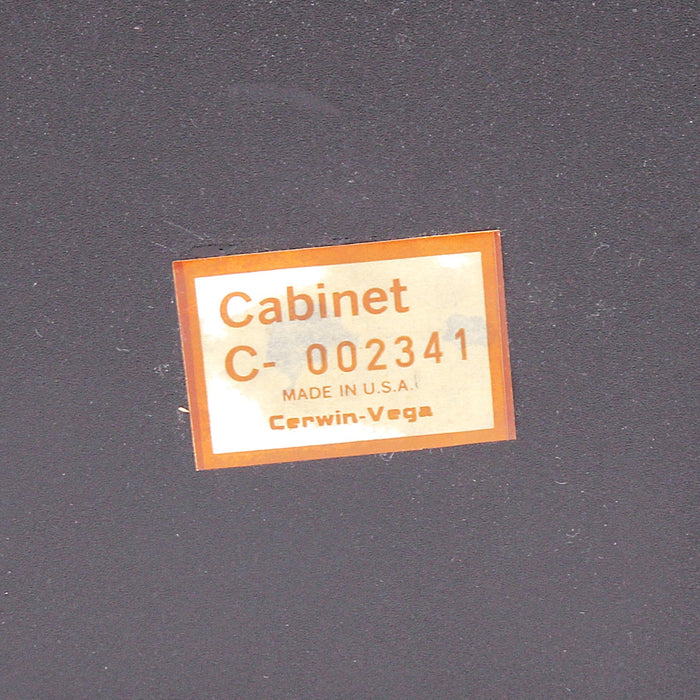 Cerwin Vega CV-3000 HED CH203 3-Way Speaker Pair Brand New Foam Surrounds (1980)-Speakers-SpenCertified-vintage-refurbished-electronics