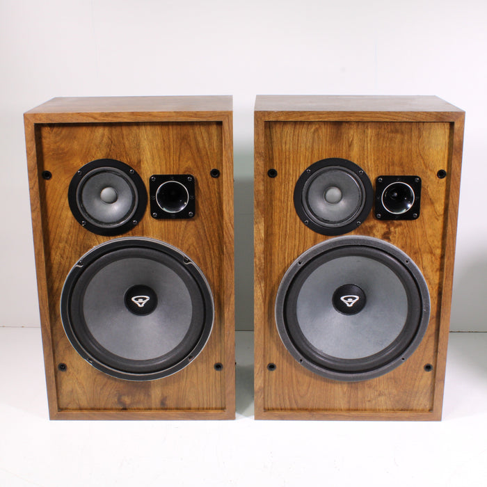 Cerwin Vega CV-3000 HED CH203 3-Way Speaker Pair Brand New Foam Surrounds (1980)-Speakers-SpenCertified-vintage-refurbished-electronics
