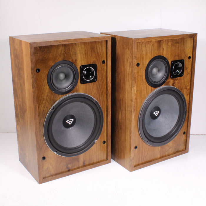 Cerwin Vega CV-3000 HED CH203 3-Way Speaker Pair Brand New Foam Surrounds (1980)-Speakers-SpenCertified-vintage-refurbished-electronics