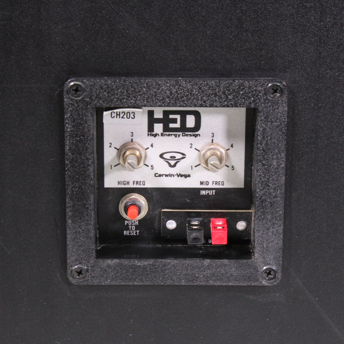 Cerwin Vega CV-3000 HED CH203 3-Way Speaker Pair Brand New Foam Surrounds (1980)-Speakers-SpenCertified-vintage-refurbished-electronics