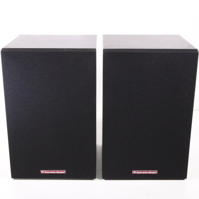 Cerwin-Vega! Black Speaker Pair L-7-Speakers-SpenCertified-vintage-refurbished-electronics