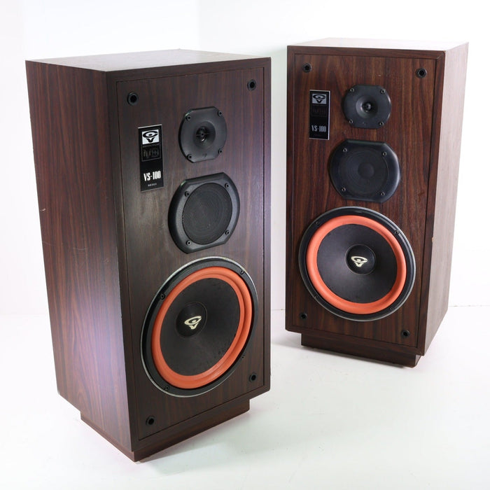 Cerwin-Vega! VS-100 Speaker Pair-Speakers-SpenCertified-vintage-refurbished-electronics