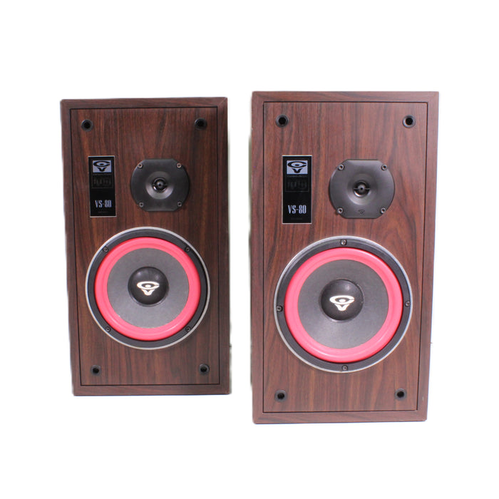 Cerwin-Vega VS-80 Vintage 2-Way 8" Bookshelf Speaker-Speakers-SpenCertified-vintage-refurbished-electronics