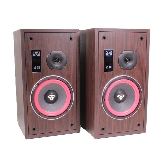 Cerwin-Vega VS-80 Vintage 2-Way 8" Bookshelf Speaker-Speakers-SpenCertified-vintage-refurbished-electronics