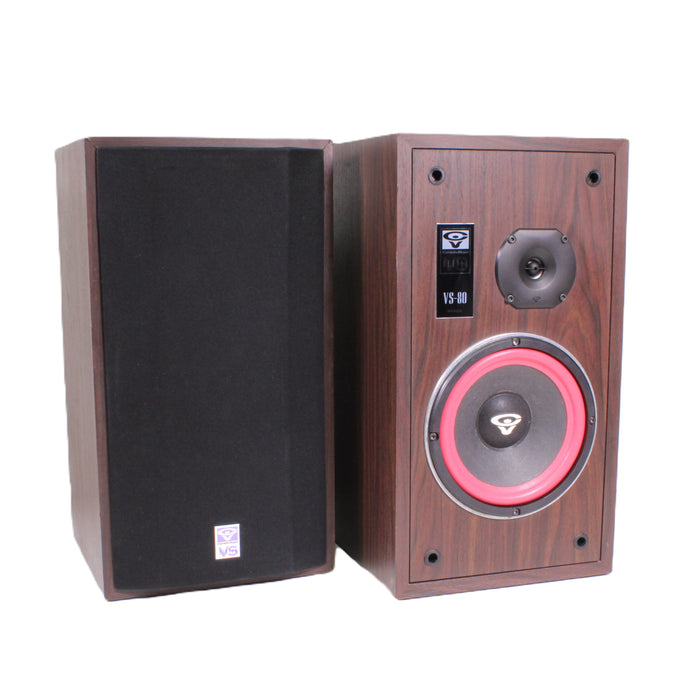 Cerwin-Vega VS-80 Vintage 2-Way 8" Bookshelf Speaker-Speakers-SpenCertified-vintage-refurbished-electronics