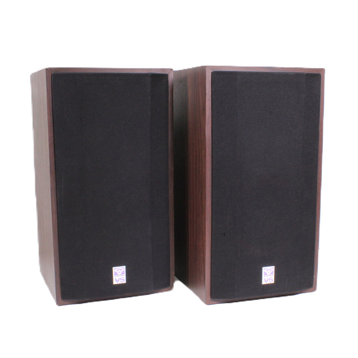 Cerwin-Vega VS-80 Vintage 2-Way 8" Bookshelf Speaker-Speakers-SpenCertified-vintage-refurbished-electronics