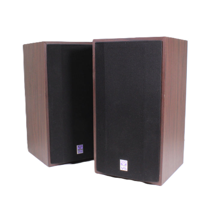 Cerwin-Vega VS-80 Vintage 2-Way 8" Bookshelf Speaker-Speakers-SpenCertified-vintage-refurbished-electronics