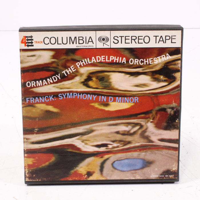 César Franck – Symphony in D Minor – Eugene Ormandy / The Philadelphia Orchestra – Reel to Reel Tape 7" 1/4" 7½ IPS Columbia Stereo Tape-Reel-to-Reel Tape-SpenCertified-vintage-refurbished-electronics