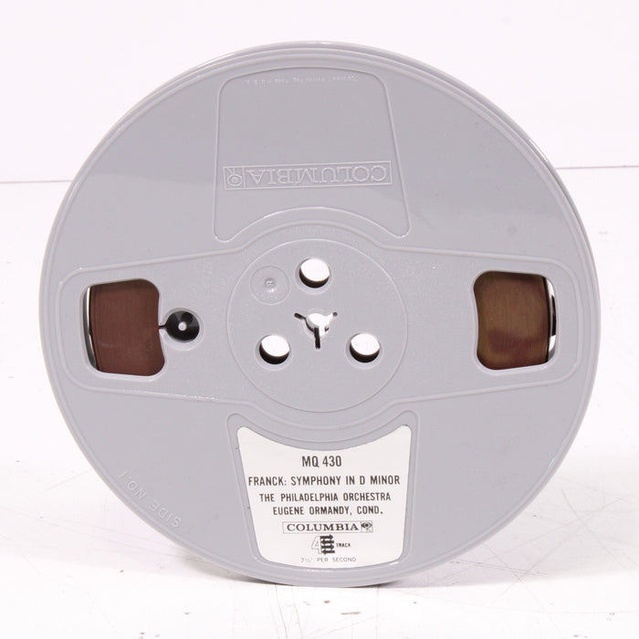 César Franck – Symphony in D Minor – Eugene Ormandy / The Philadelphia Orchestra – Reel to Reel Tape 7" 1/4" 7½ IPS Columbia Stereo Tape-Reel-to-Reel Tape-SpenCertified-vintage-refurbished-electronics