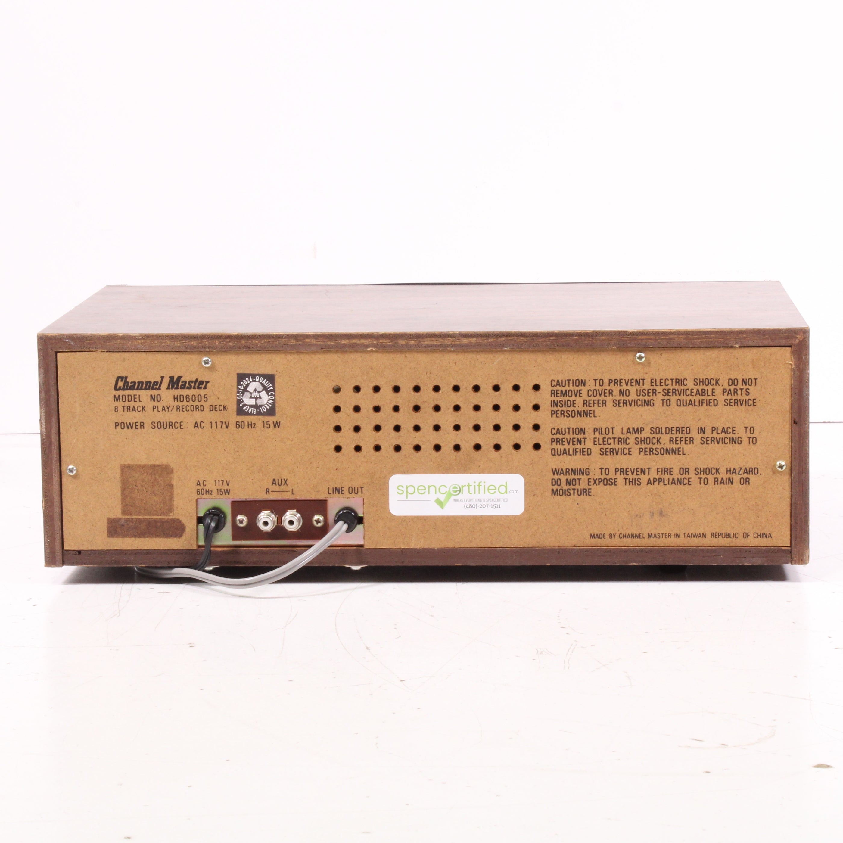 Channel Master HD6005 Vintage 8-Track Player Recorder (1978 ...