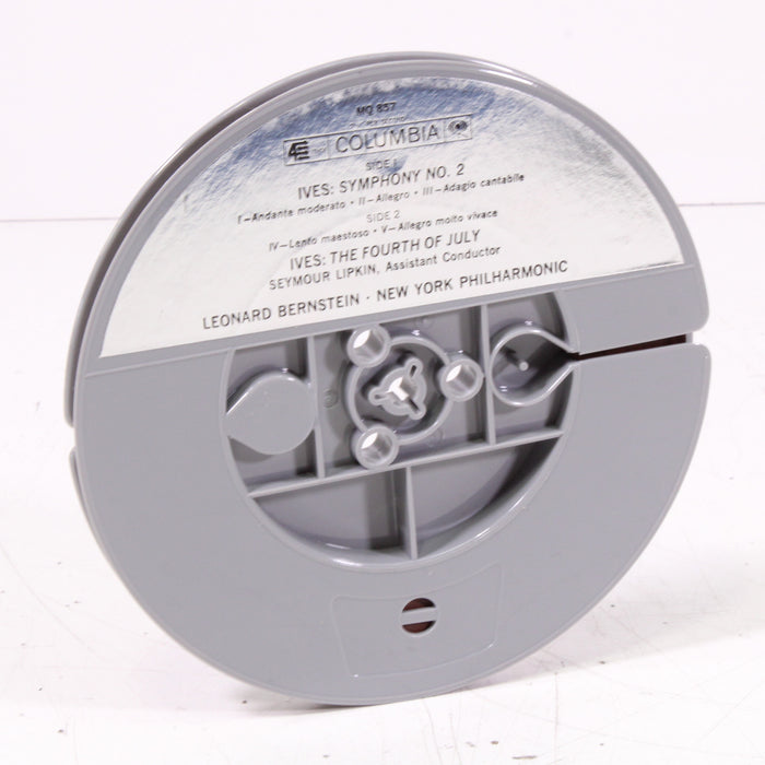 Charles Ives Symphony No. 2 & The Fourth of July – Leonard Bernstein / New York Philharmonic Reel to Reel Tape 7" 1/4" 7½ IPS Columbia Stereo Tape-Reel-to-Reel Tape-SpenCertified-vintage-refurbished-electronics