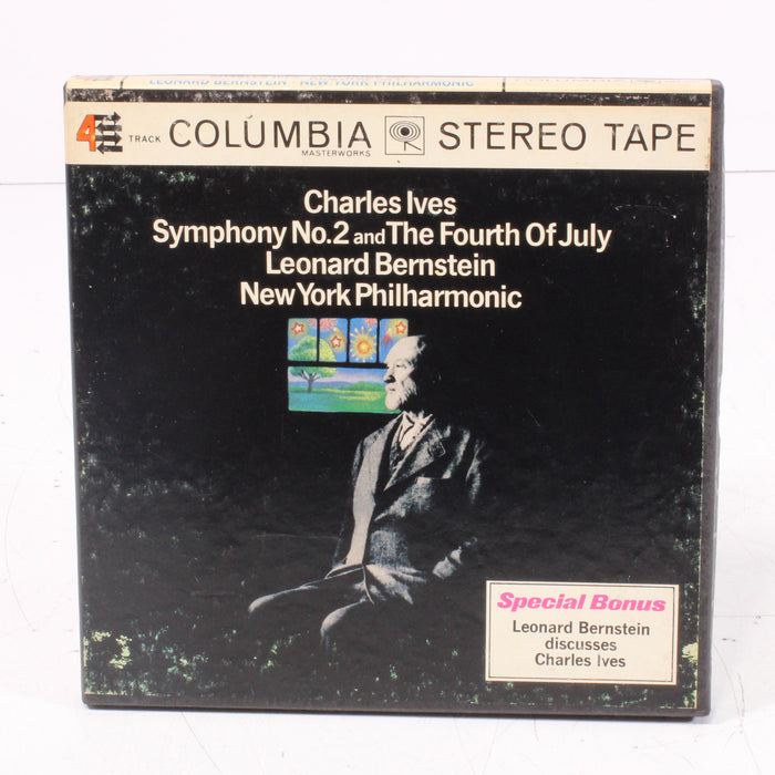 Charles Ives Symphony No. 2 & The Fourth of July – Leonard Bernstein / New York Philharmonic Reel to Reel Tape 7" 1/4" 7½ IPS Columbia Stereo Tape-Reel-to-Reel Tape-SpenCertified-vintage-refurbished-electronics