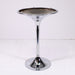 Chrome Pedestal Single Speaker Stand Tulip-Style Polished Metal Base-Speaker Stands & Mounts-SpenCertified-vintage-refurbished-electronics