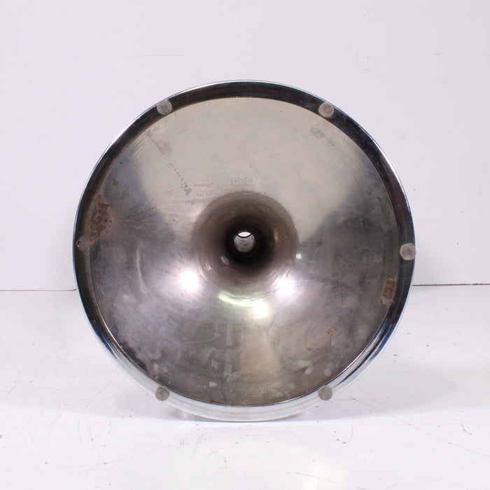 Chrome Pedestal Single Speaker Stand Tulip-Style Polished Metal Base-Speaker Stands & Mounts-SpenCertified-vintage-refurbished-electronics