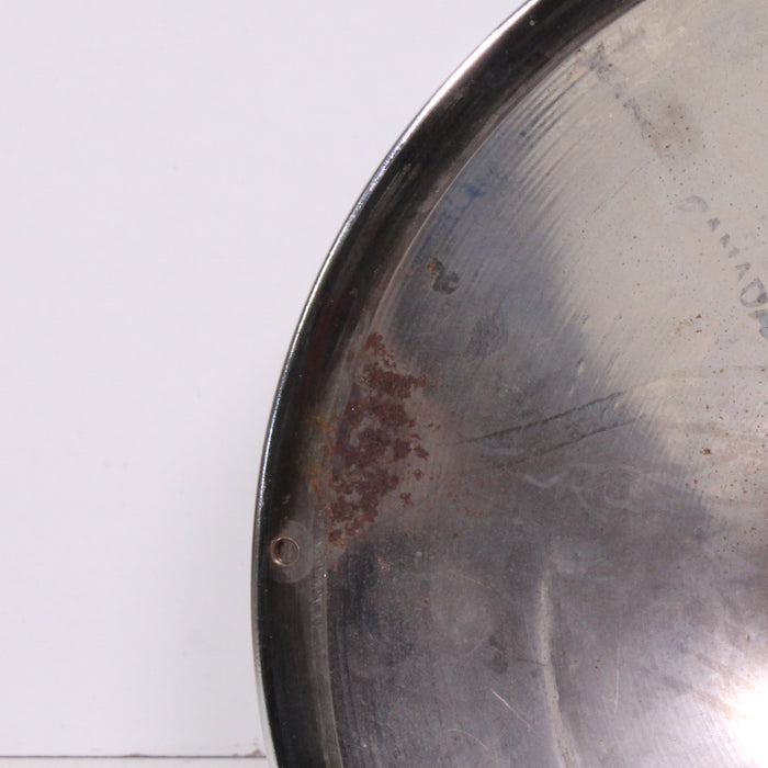 Chrome Pedestal Single Speaker Stand Tulip-Style Polished Metal Base-Speaker Stands & Mounts-SpenCertified-vintage-refurbished-electronics