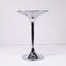 Chrome Pedestal Single Speaker Stand Tulip-Style Polished Metal Base-Speaker Stands & Mounts-SpenCertified-vintage-refurbished-electronics