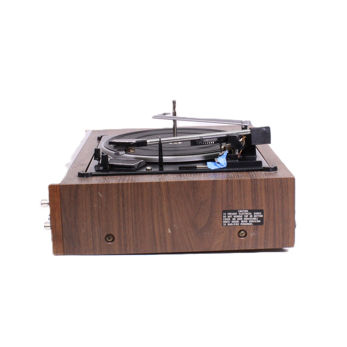 Claricon 27801 8-Track Stereo Receiver Turntable Console System Auto Record Changer-Turntables & Record Players-SpenCertified-vintage-refurbished-electronics