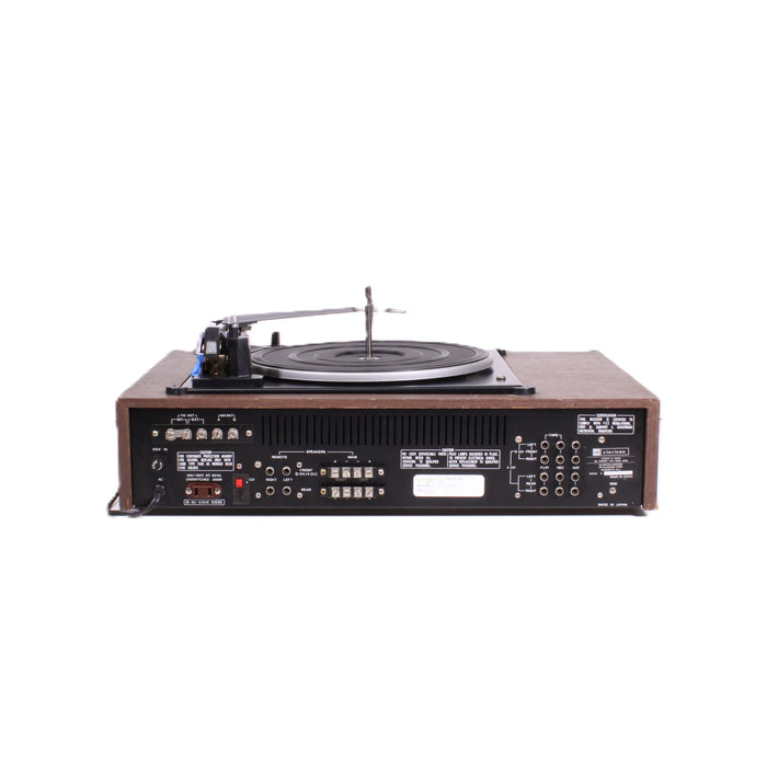 Claricon 27801 8-Track Stereo Receiver Turntable Console System Auto Record Changer-Turntables & Record Players-SpenCertified-vintage-refurbished-electronics