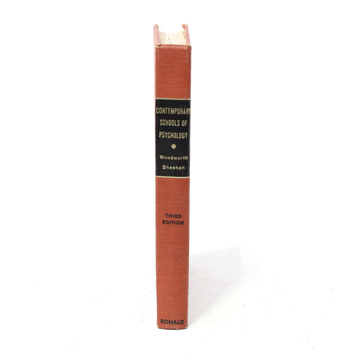 Contemporary Schools of Psychology (3rd Ed.) by Woodworth and Sheehan Hardcover Book (1964)-Books-SpenCertified-vintage-refurbished-electronics