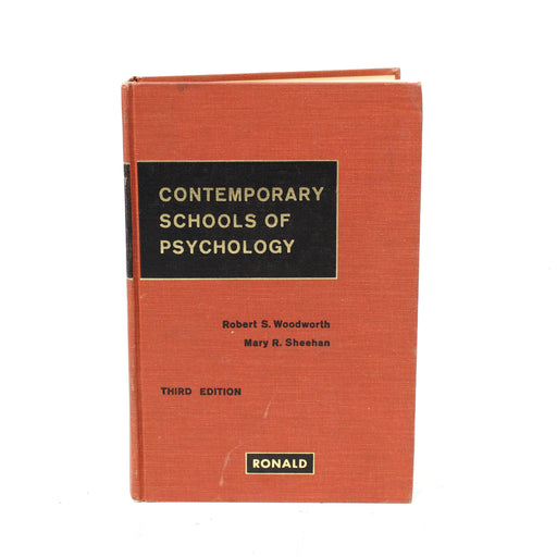 Contemporary Schools of Psychology (3rd Ed.) by Woodworth and Sheehan Hardcover Book (1964)-Books-SpenCertified-vintage-refurbished-electronics