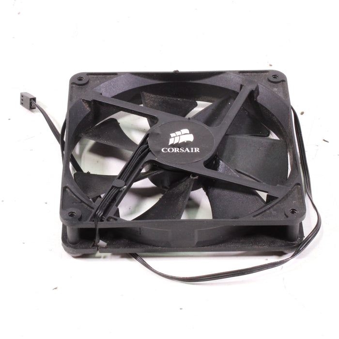 Corsair 140mm Brushless Cooling Fan 12V DC 3 Pin (Black)-Computer Components-SpenCertified-vintage-refurbished-electronics