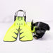 Cressi-Sub Rondine Adjustable Medium/Large Yellow Open-Heel Fins-Paddle Fin-SpenCertified-vintage-refurbished-electronics
