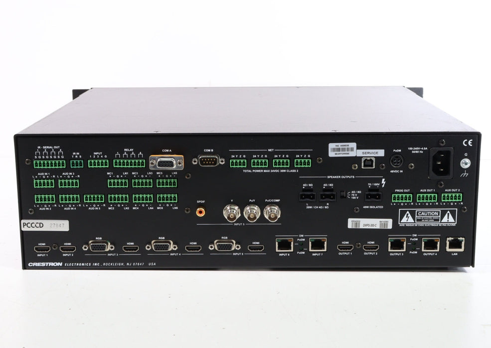 Crestron DMPS-300-C High-Def Professional Media Presentation System (BAD INPUT AND BUTTONS)-System Switcher-SpenCertified-vintage-refurbished-electronics