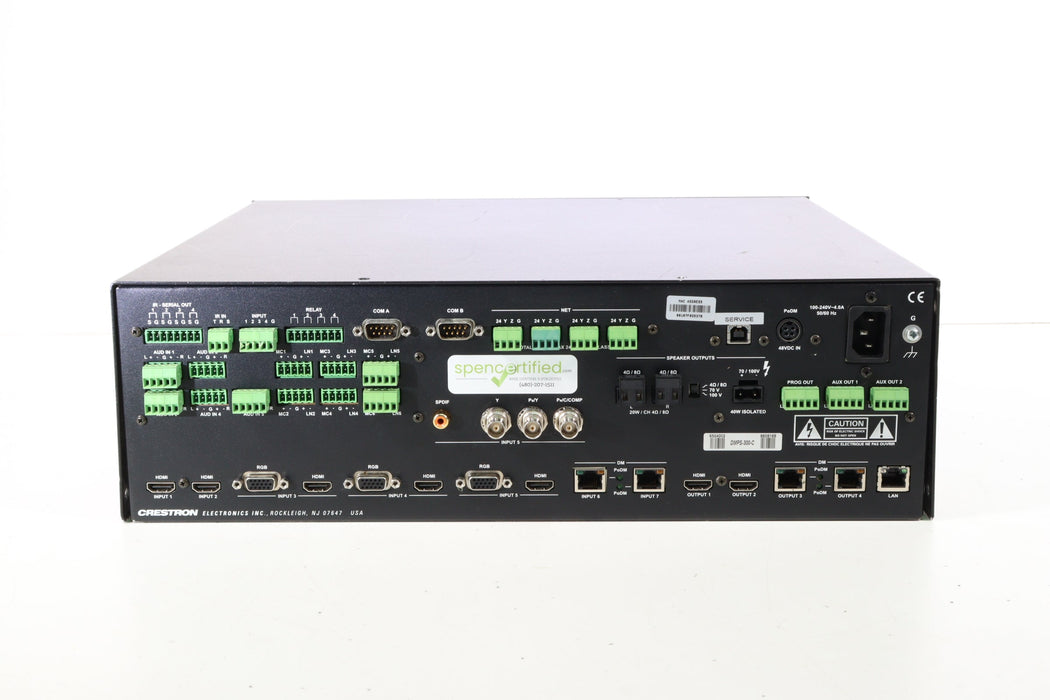 Crestron DMPS-300-C High-Def Professional Media Presentation System-System Switcher-SpenCertified-vintage-refurbished-electronics