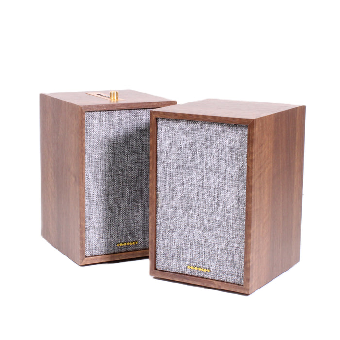 Crosley S200A Stereo Powered Speakers Bluetooth USB Optical RCA Pair-Speakers-SpenCertified-vintage-refurbished-electronics