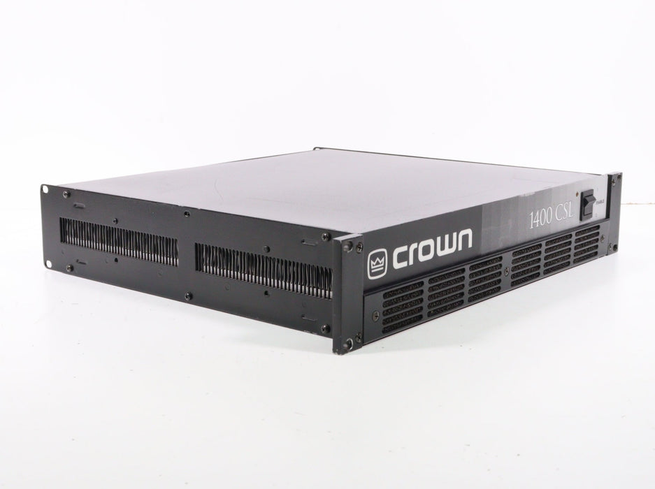 Crown 1400 CSL 2-Channel Power Amplifier-Power Amplifiers-SpenCertified-vintage-refurbished-electronics