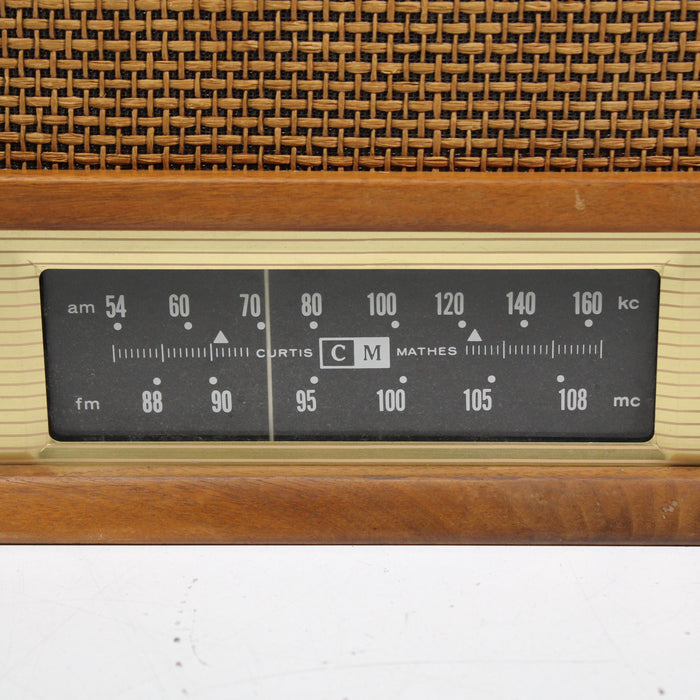 Curtis Mathes 2918A Vintage Wood Tabletop Tube Radio (1961)-Radios-SpenCertified-vintage-refurbished-electronics