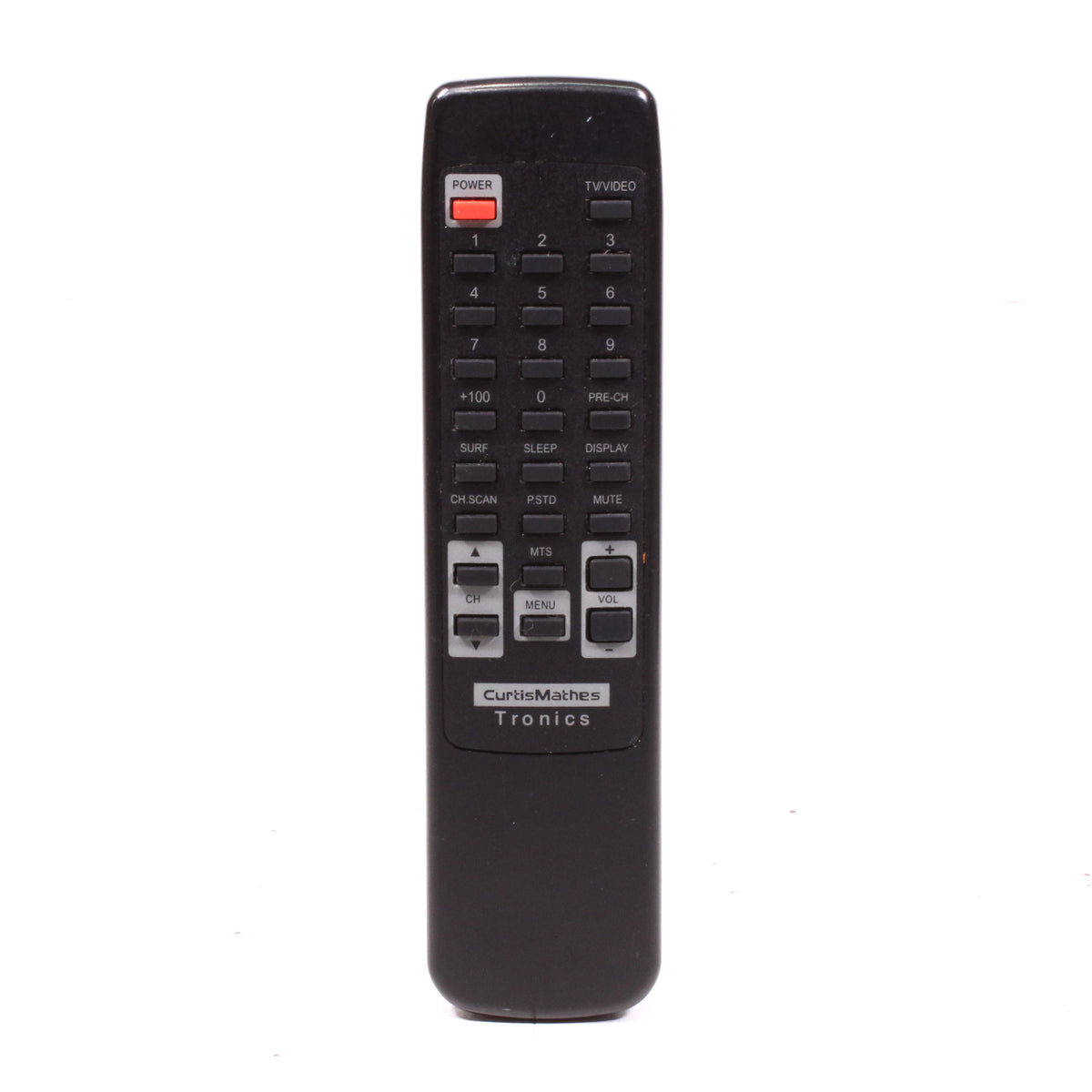 02 Remote Control Head Curtis Mathes Tronics SJ-02 Remote Control for TV/VCR Combo — SpenCertified