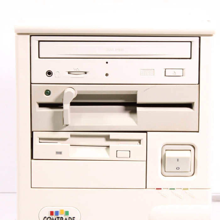 Custom Vintage Desktop PC Pentium 133MHz Windows 95 AT Tower CD-ROM Floppy Ethernet-Computer Components-SpenCertified-vintage-refurbished-electronics