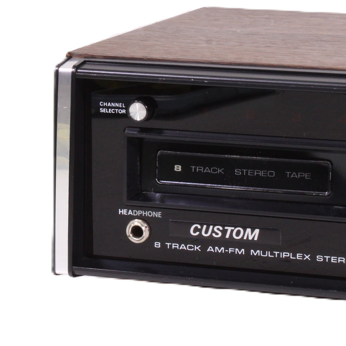 Custom L-500VS Vintage 8-Track AM/FM Multiplex Stereo Receiver with Phono-8 Track Player-SpenCertified-vintage-refurbished-electronics