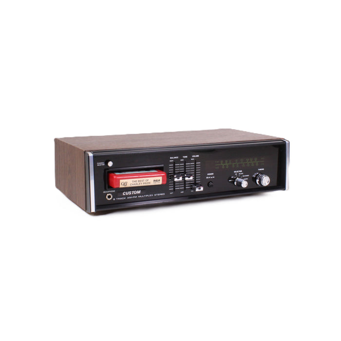 Custom L-500VS Vintage 8-Track AM/FM Multiplex Stereo Receiver with Phono-8 Track Player-SpenCertified-vintage-refurbished-electronics