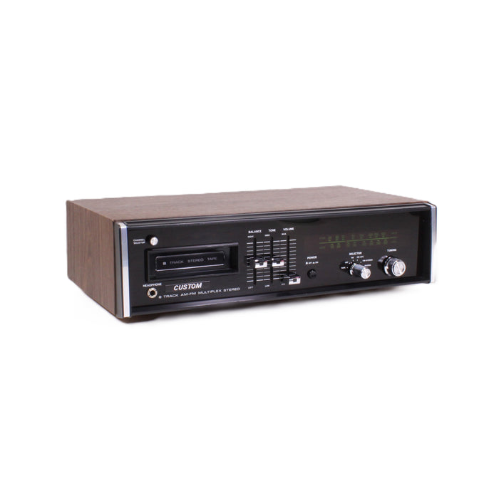 Custom L-500VS Vintage 8-Track AM/FM Multiplex Stereo Receiver with Phono-8 Track Player-SpenCertified-vintage-refurbished-electronics